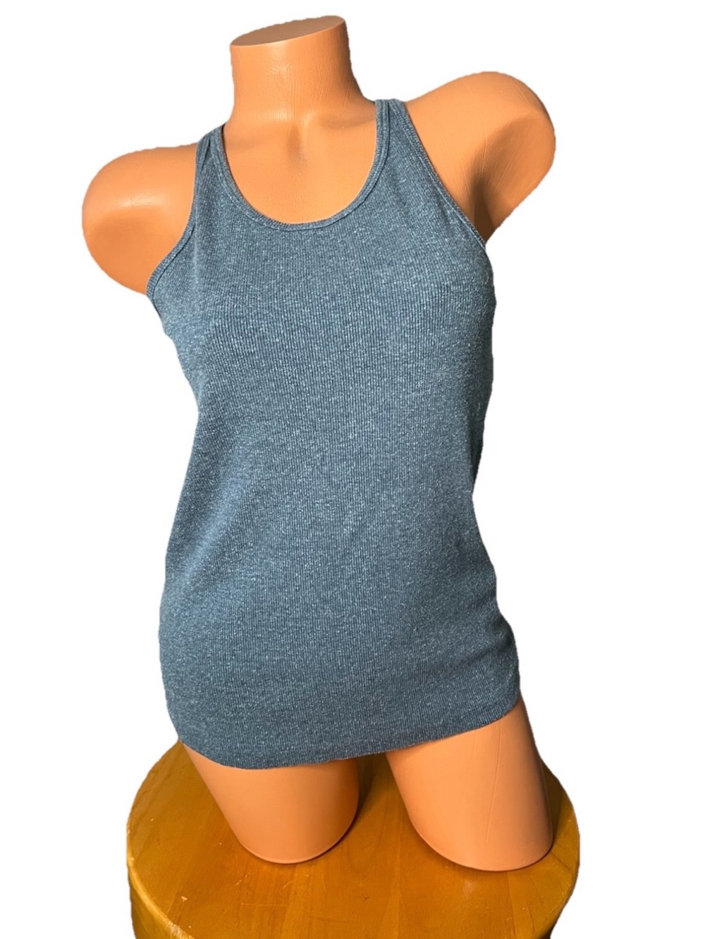 ALLBIRDS Ribbed Racerback Tank XL Tencel Wool Hemp